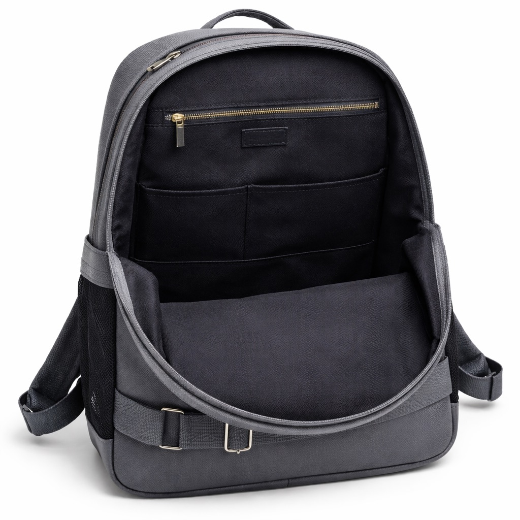 Premium Grey Minimalist Urban Backpack