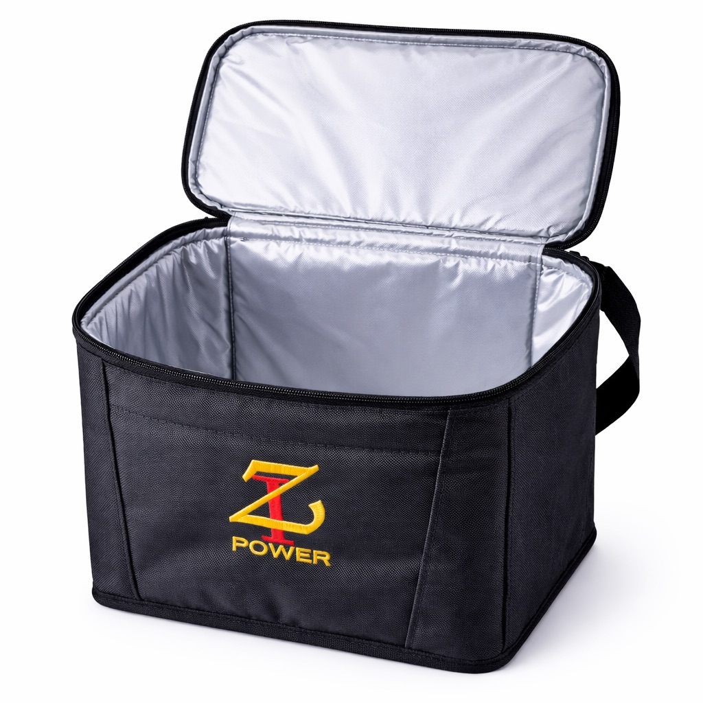 Premium Black Insulated Lunch Bag