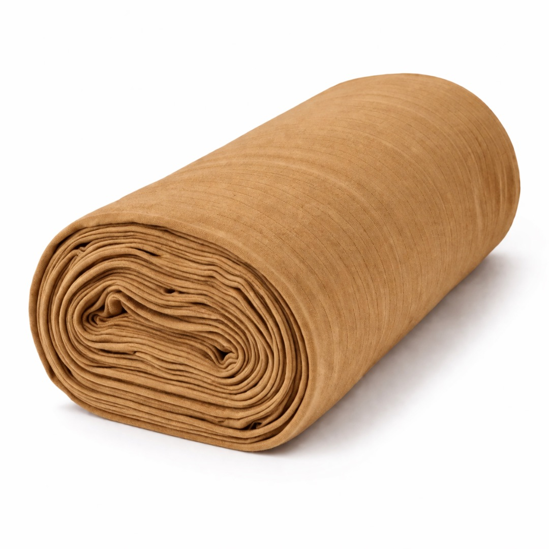 Caramel Brown  Soft  Crepe   Fabric Material