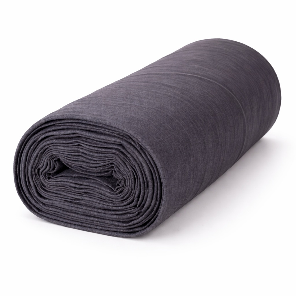 Charcoal  Grey  Soft  Crepe  Fabric Material