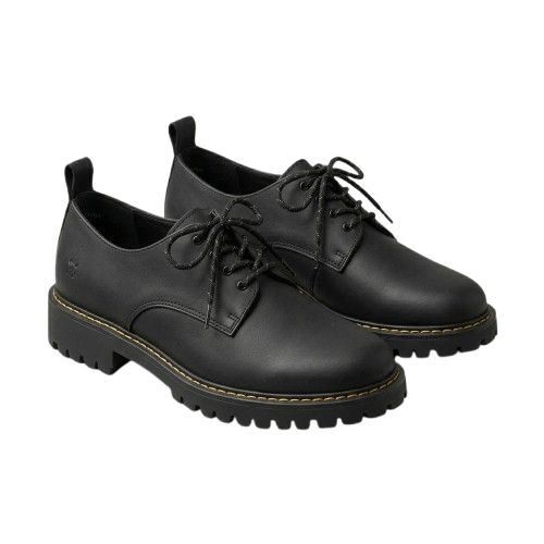 Mens Matte Black Casual Lace Up Shoes