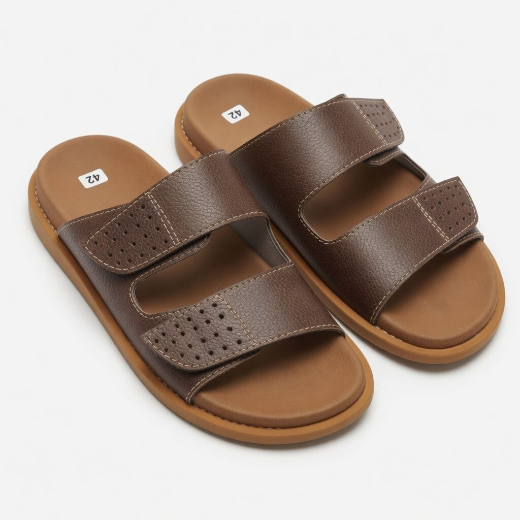 Artisanal Sienna Dual Buckle Heritage Sandal