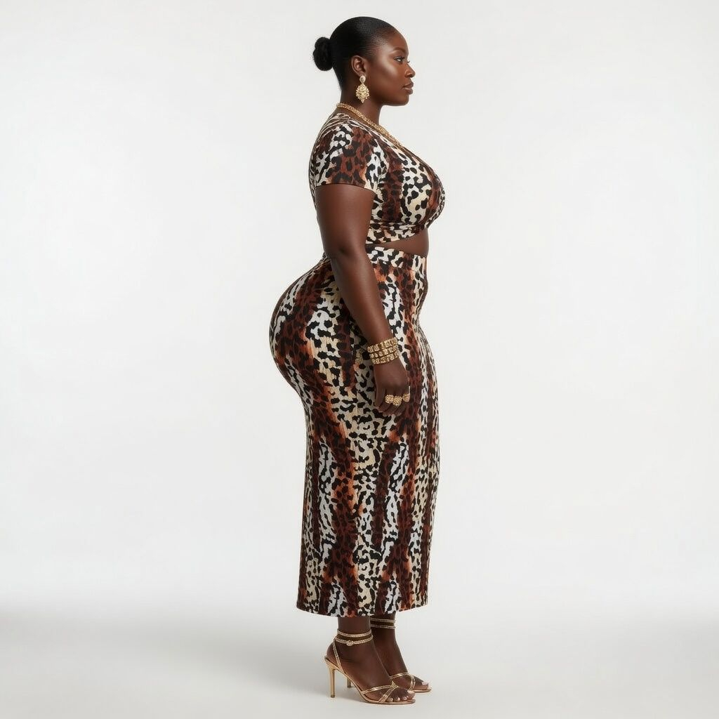 Leopard Print Womens Dress