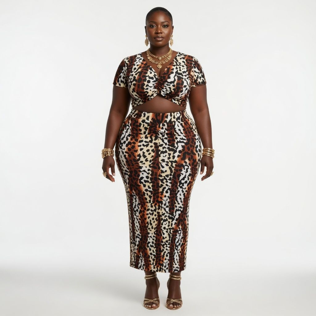 Leopard Print Womens Dress