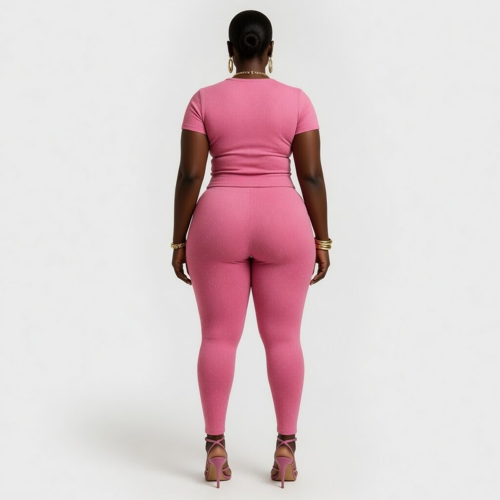 Pink ShortSleeve Rhinestone Top