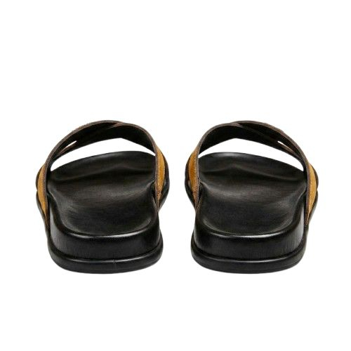Men Leather Sandals with Durable Sole