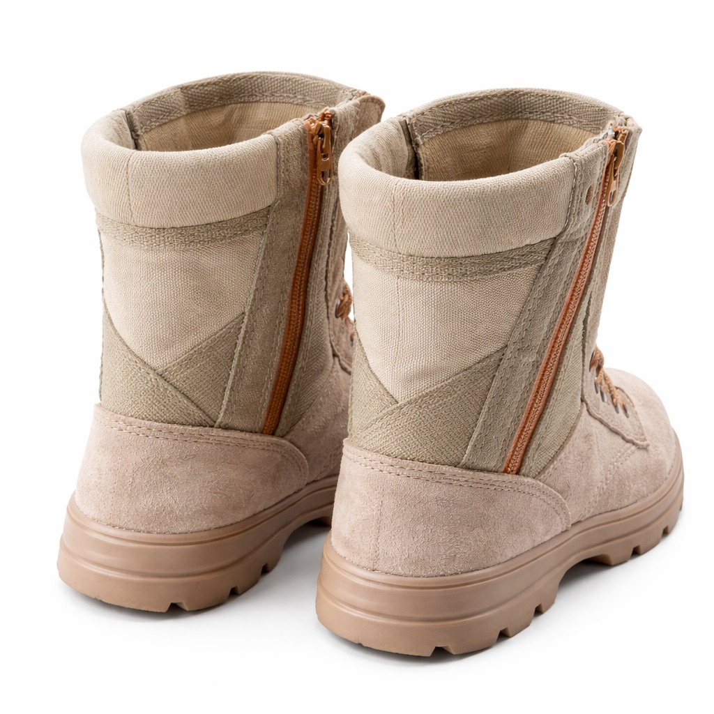 Mens Suede Lace Up High Top Boots