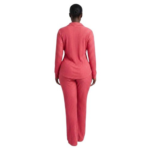 Womens Pleated Shirt and Trouser Set