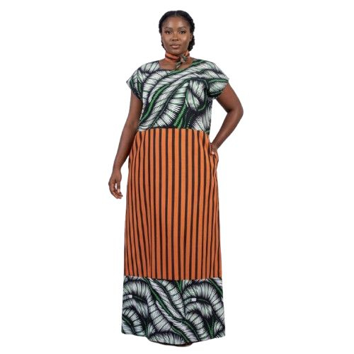 Graphic Pattern Short Sleeve Tunic