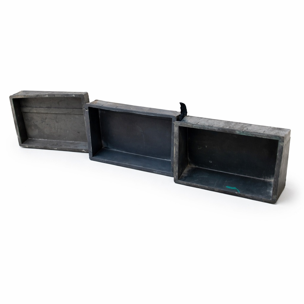 Rectangular Block Mold Set     Triple Cavity Concrete Casting Frames