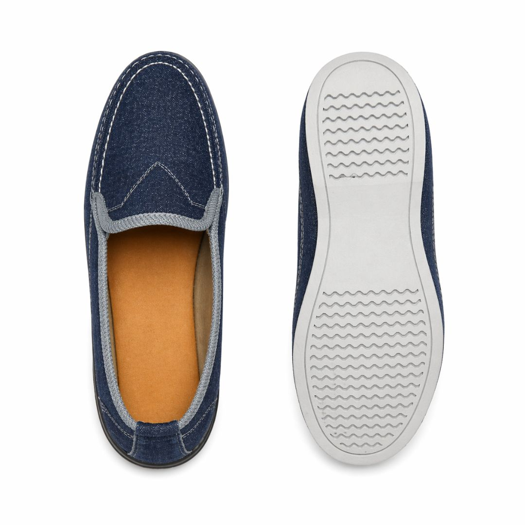 Mens Denim Loafers