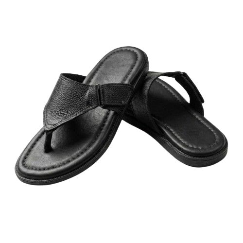 Mens Adjustable Wide Strap Thong Sandals