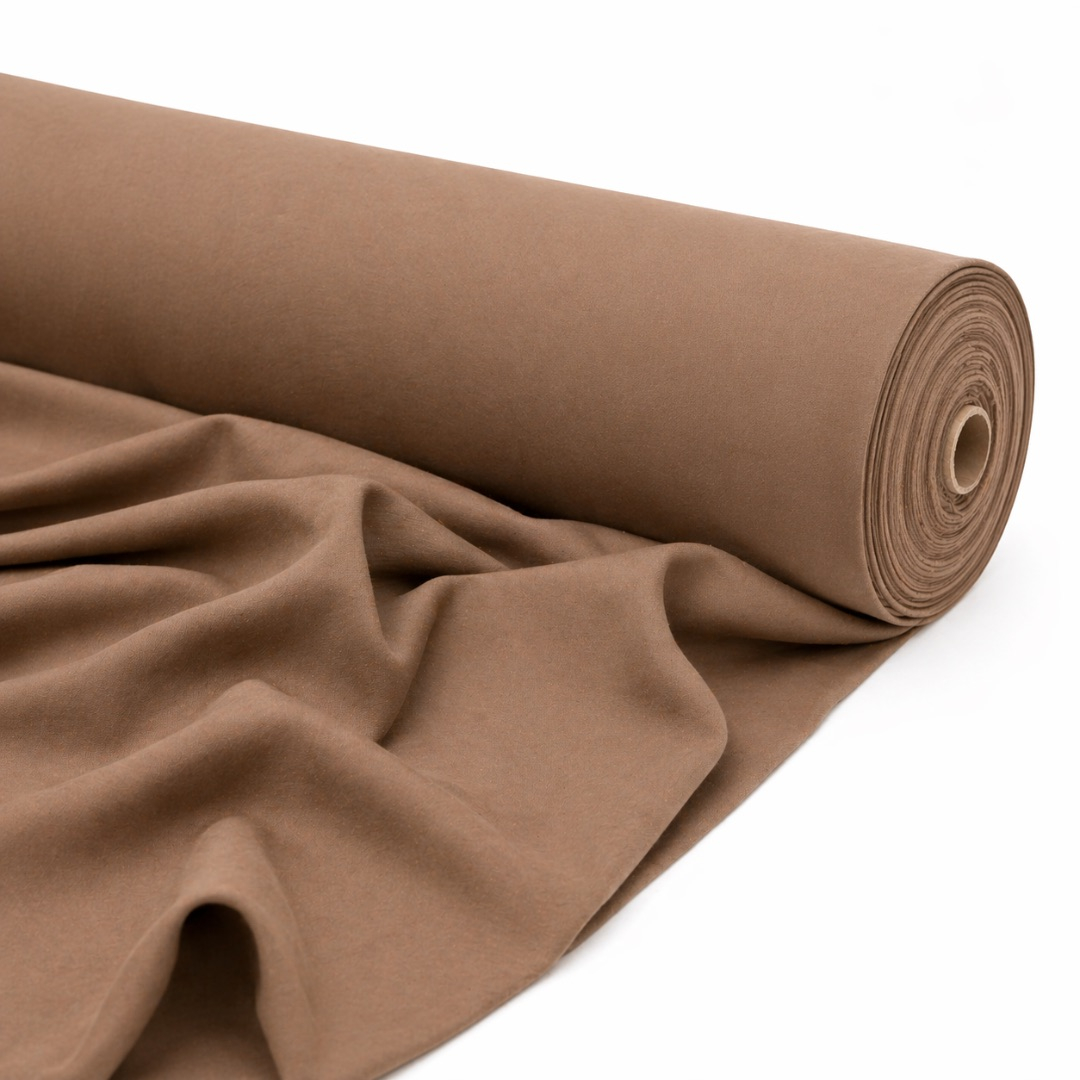 Premium Coffee Brown Fabric Material