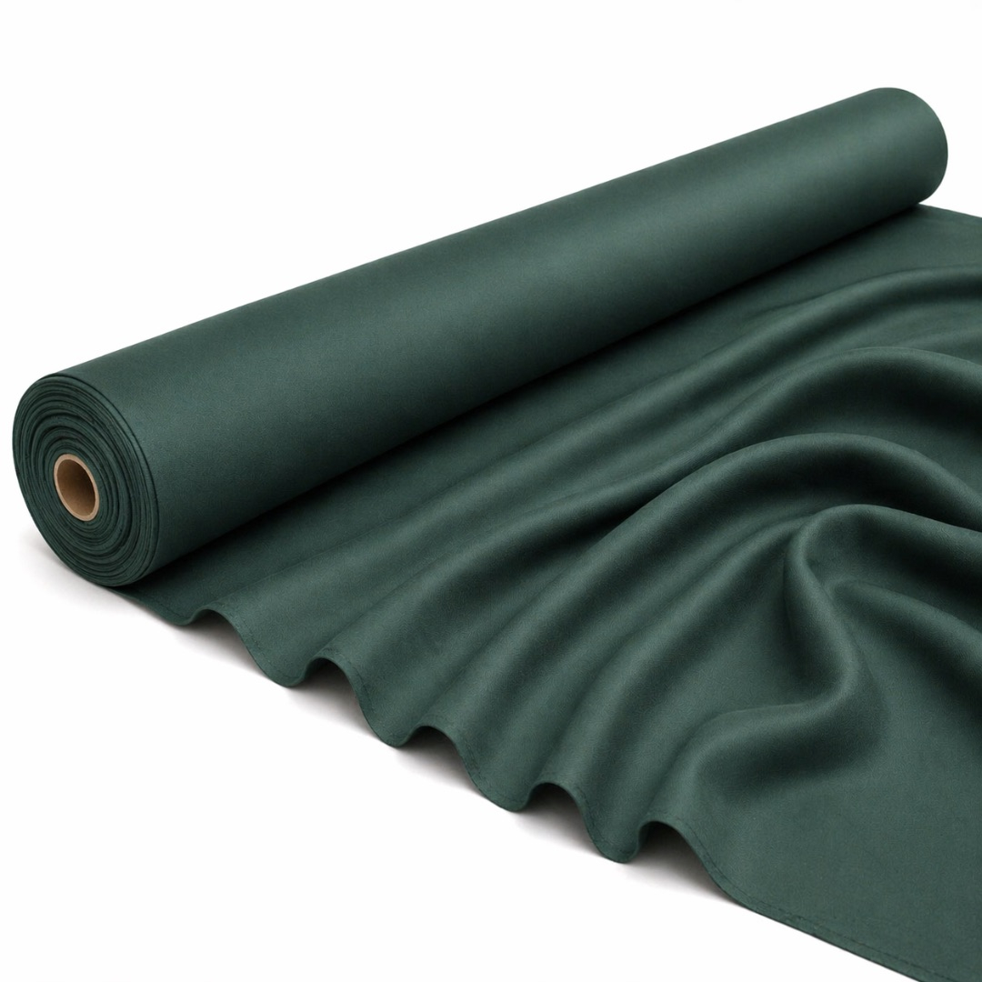 Premium Forest Green Plain Fabric Material