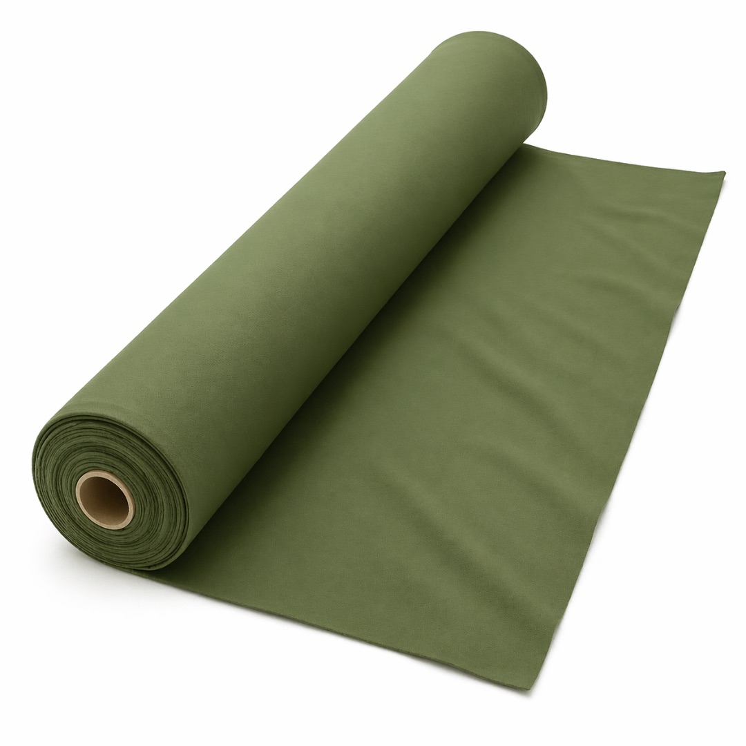 Premium Olive Green Chiffon Fabric