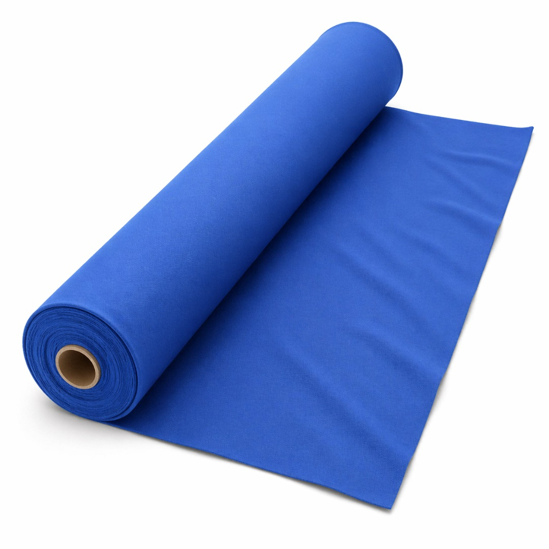 Royal Blue Pinstripe Senator Fabric