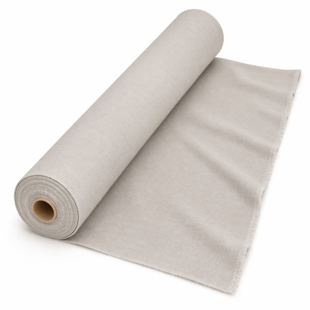 Cream Textured Senator Suiting Fabric