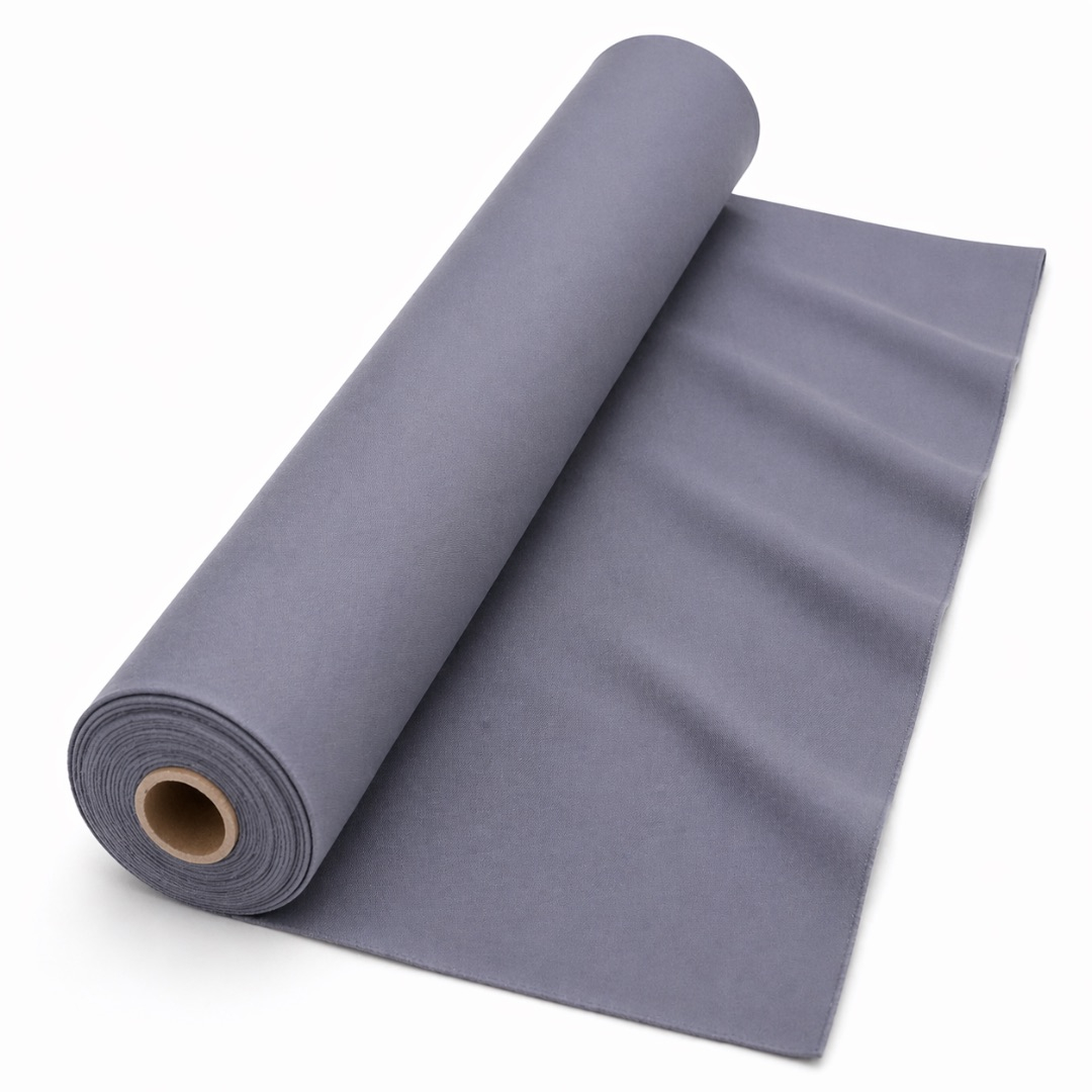 Charcoal Grey Plain Senator Suiting Fabric