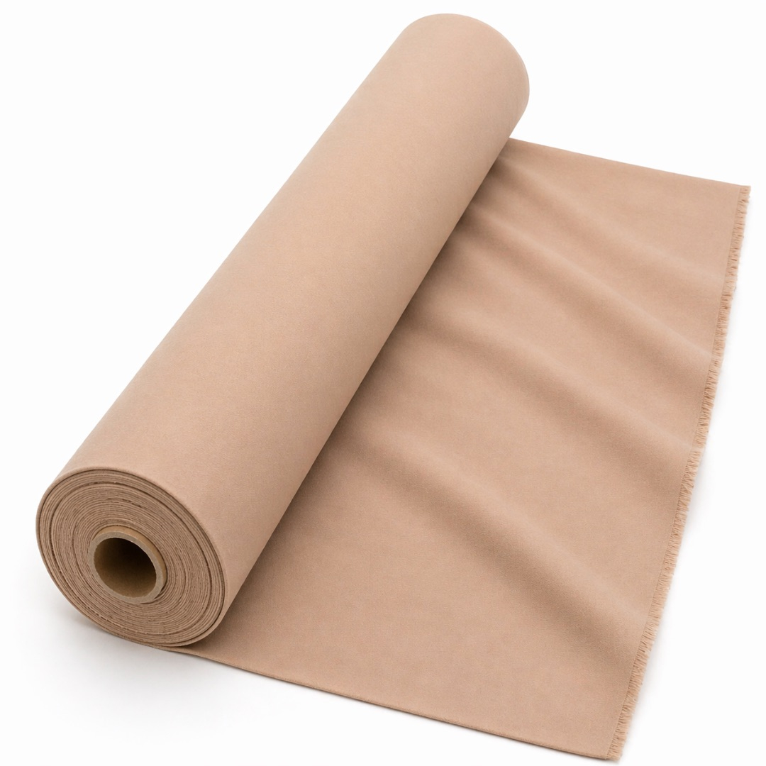 Beige Plain Senator Suiting Fabric