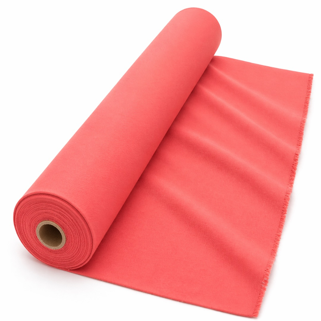 Coral Plain Senator Suiting Fabric
