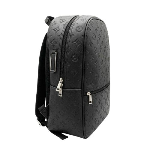 Embossed Monogram Pattern Backpack
