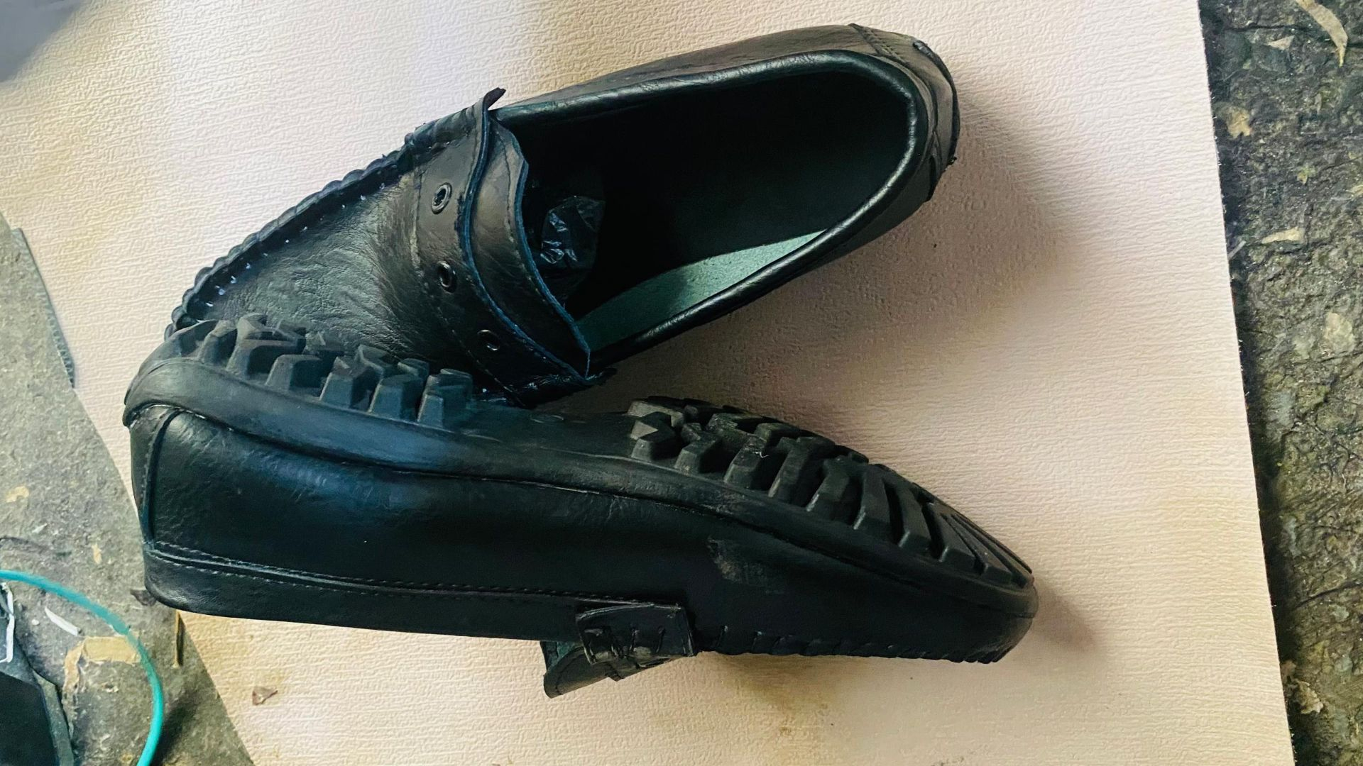 Mens Black Classic Loafers