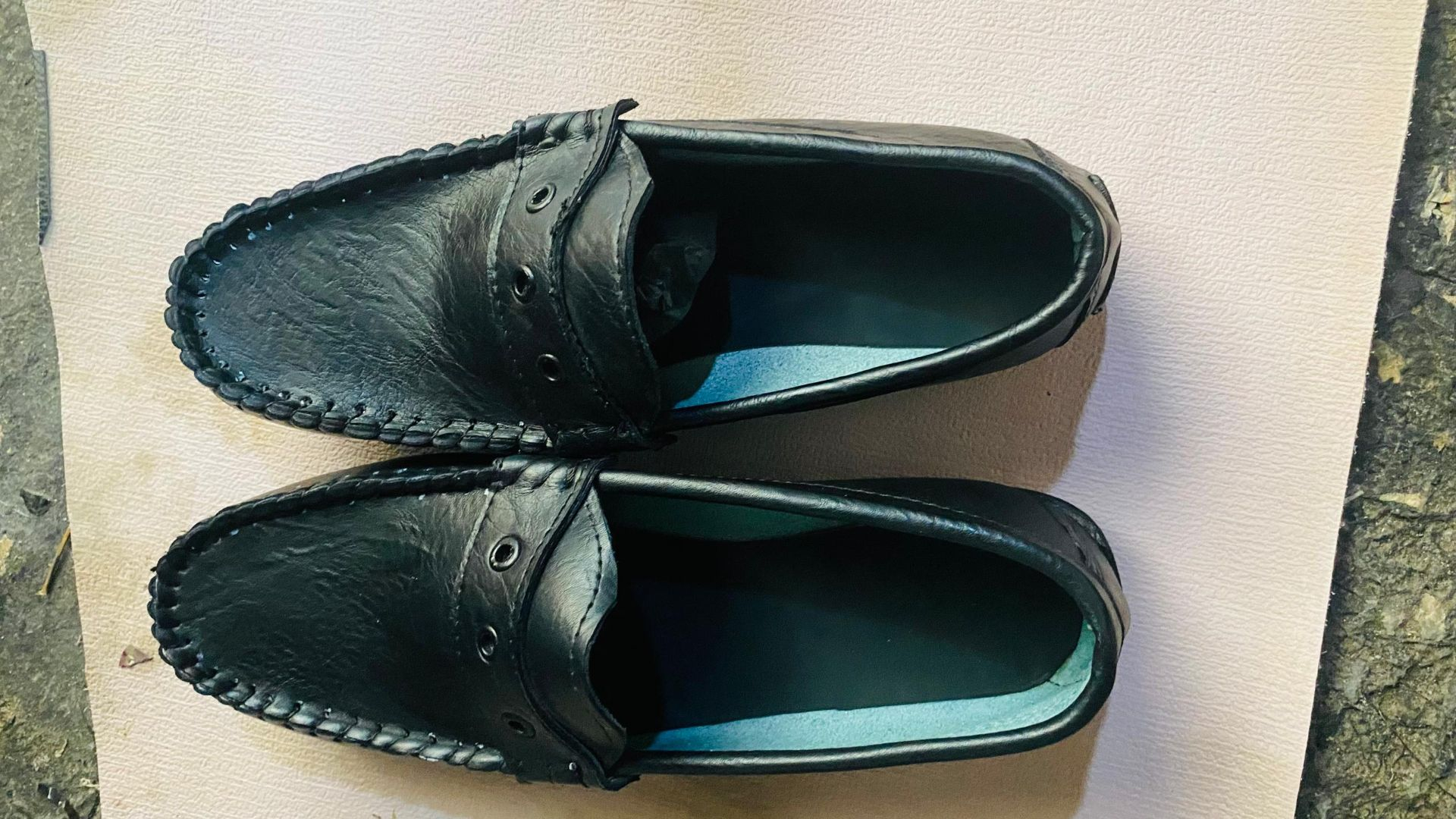 Mens Black Classic Loafers