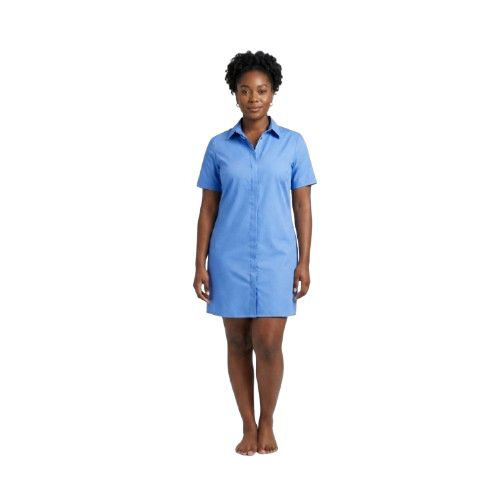 Vibrant Cornflower Blue Smooth Cotton Poplin Fabric