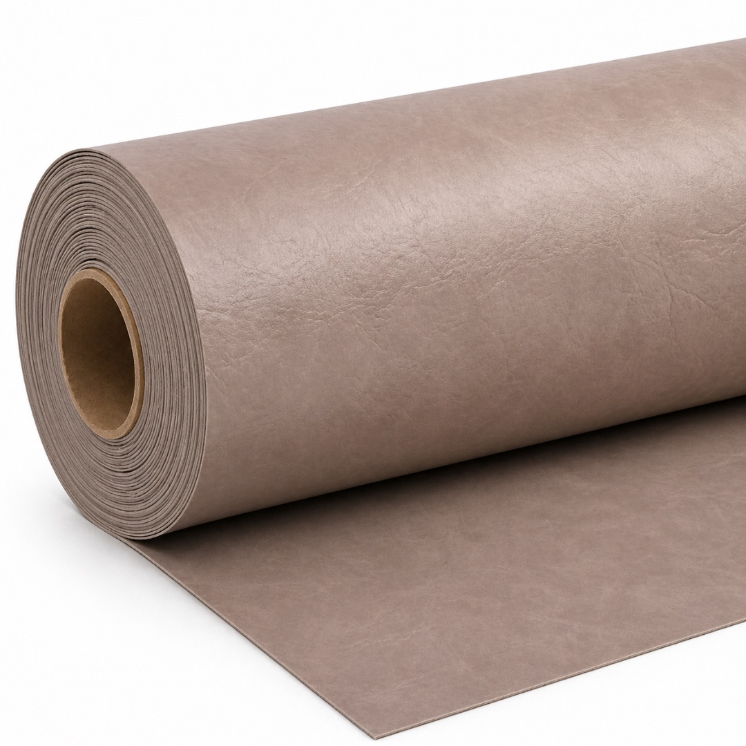 Premium Wrinkled Texture Synthetic Leather Fabric