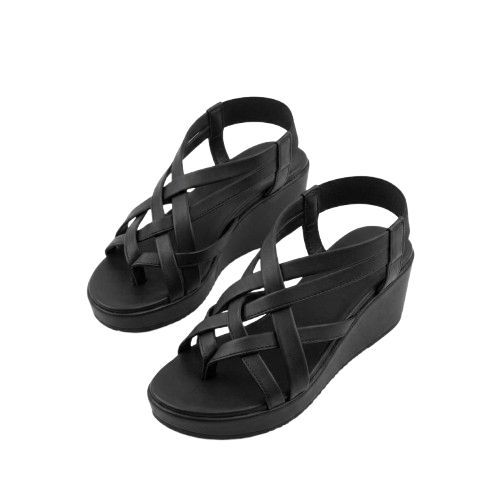 Cross Strap Flat Slingback Sandals