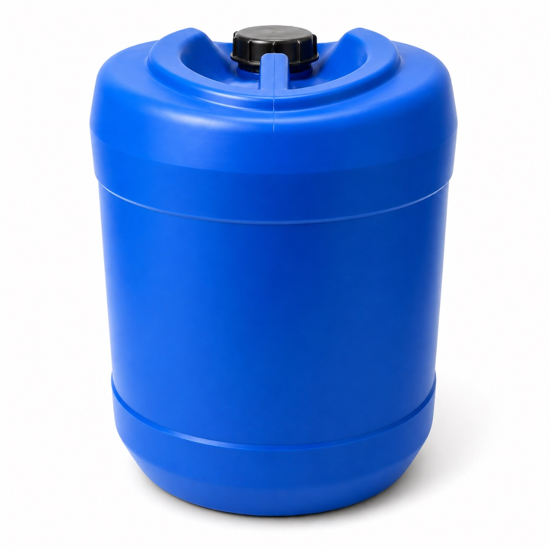 Blue Water Storage Container with Screw Cap