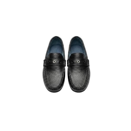 Mens Black Classic Loafers