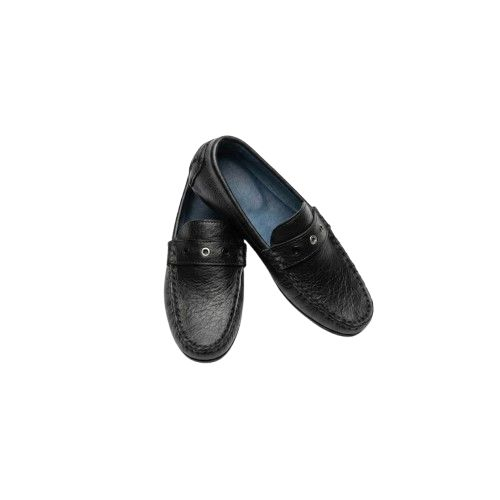 Mens Black Classic Loafers