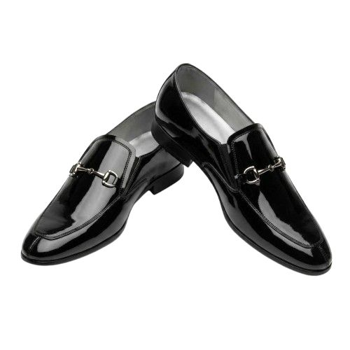 Classic Black Patent Leather Loafers