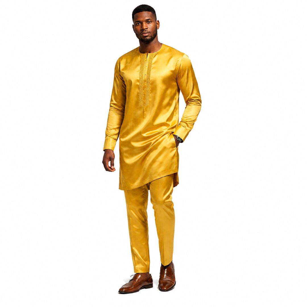 Luxury Gold Satin Fabric