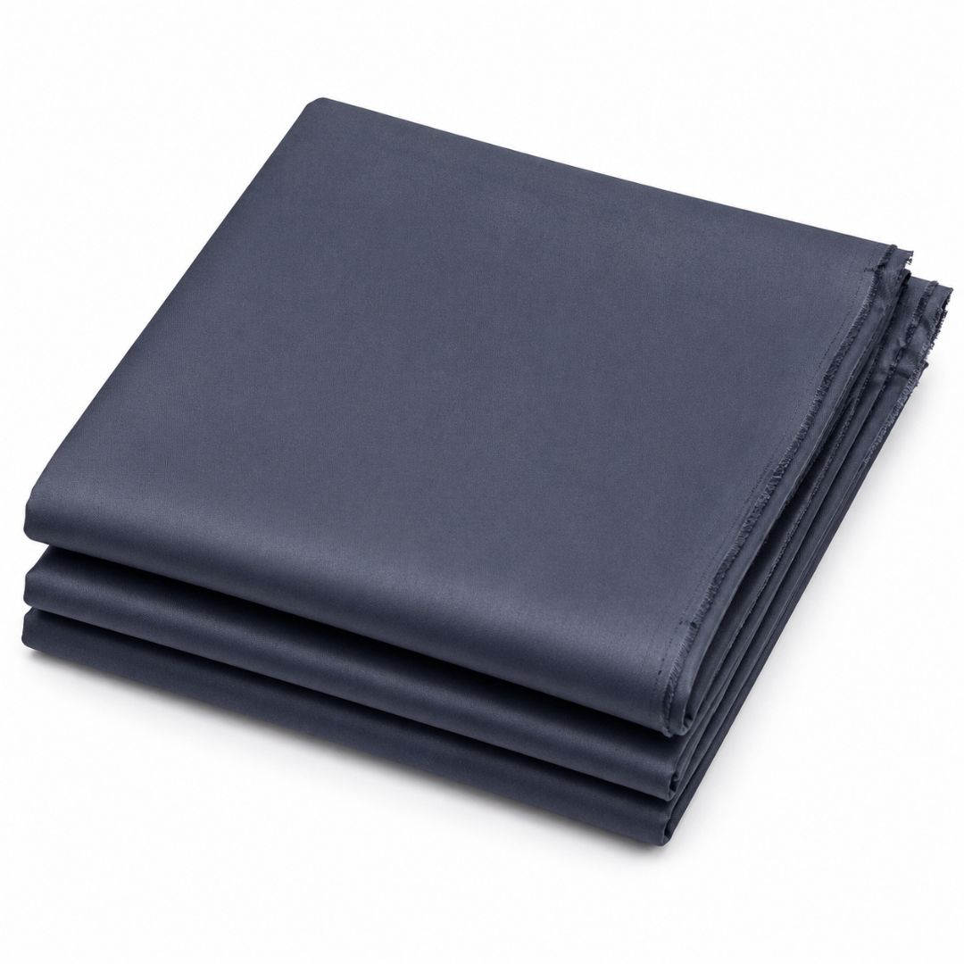 Premium Steel Blue Matte Fabric
