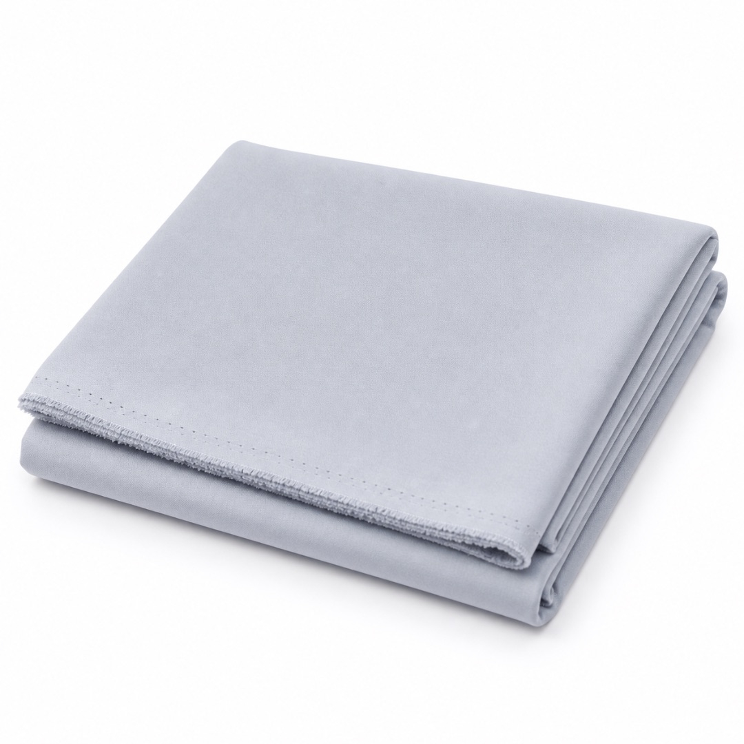 Light Grey Crepe Fabric for Elegant Tailoring