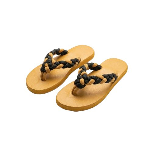 Woven Sandals with Braided Straps