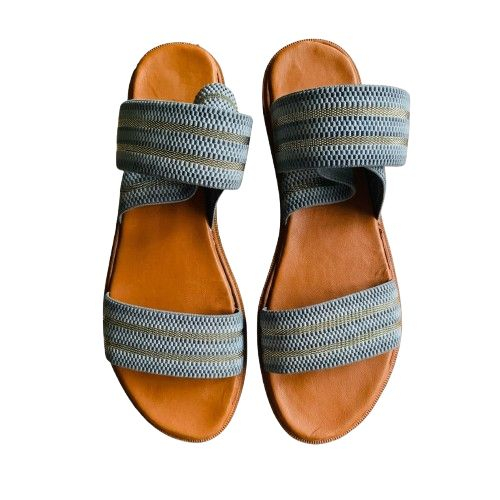 Womens Triple Strap Elastic Comfort Sandals