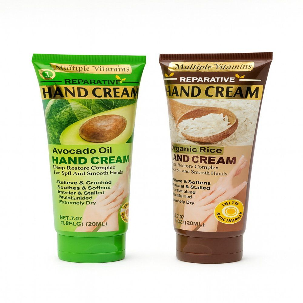 Reparative Avocado oil and Organic Rice Hand Cream