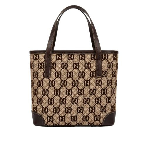 Classic Pattern Monogram Tote Bag