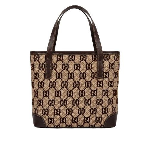 Classic Pattern Monogram Tote Bag