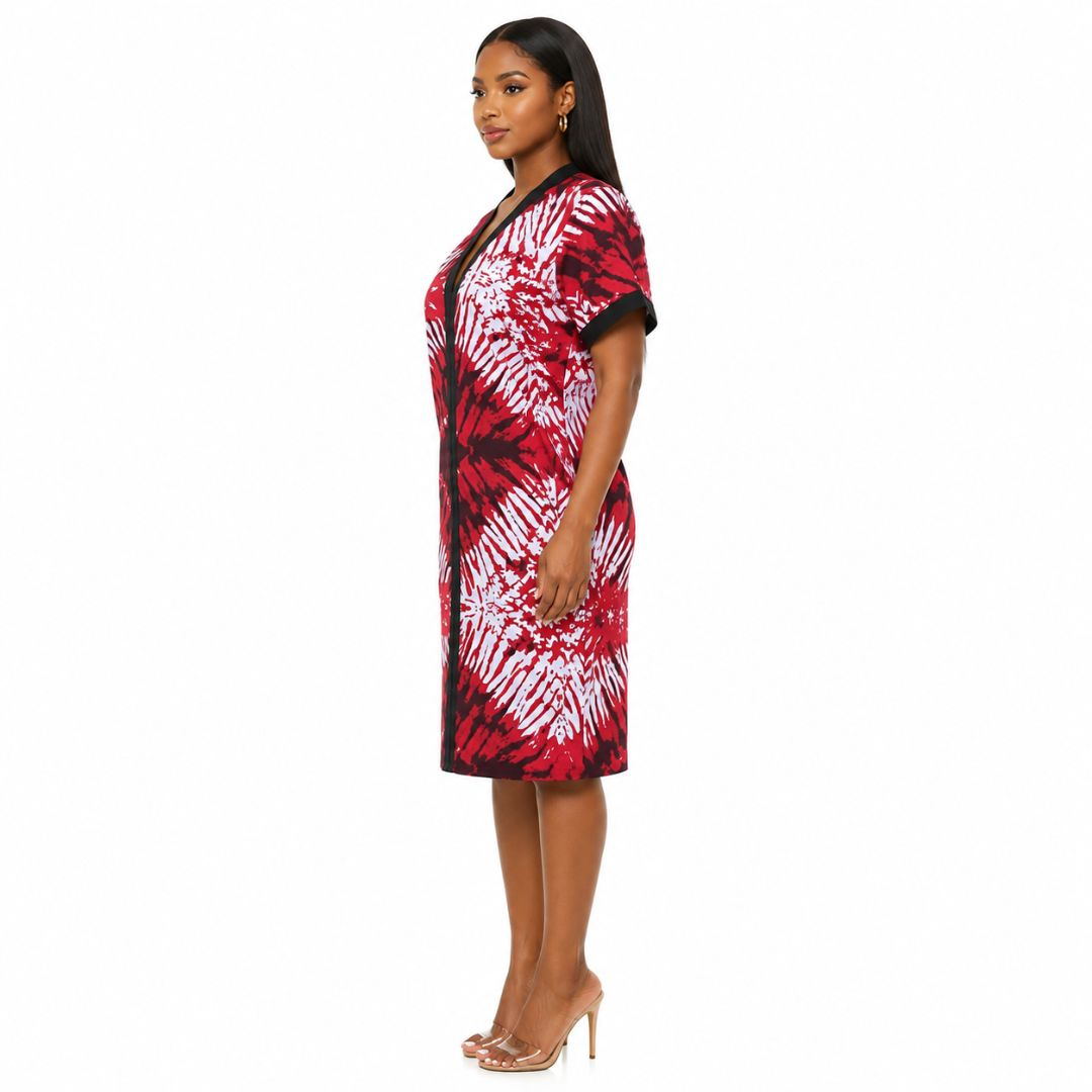 Womens Tie Dye Midi Dress