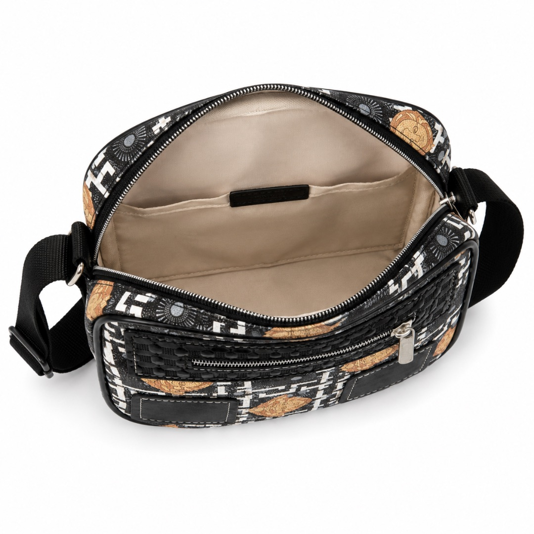 Luxury Patterned Crossbody Shoulder Bag  for Men