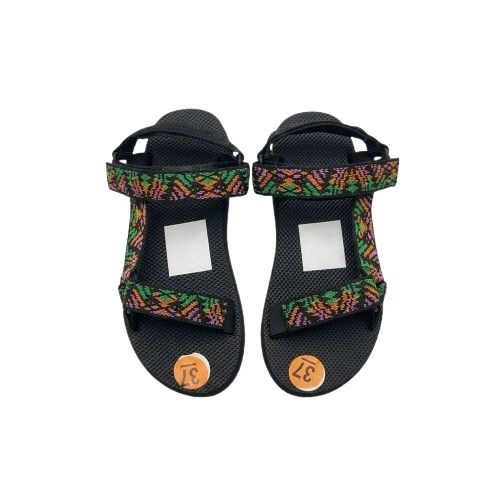Bohemian Patterned Utility Strap Trekking Sandal
