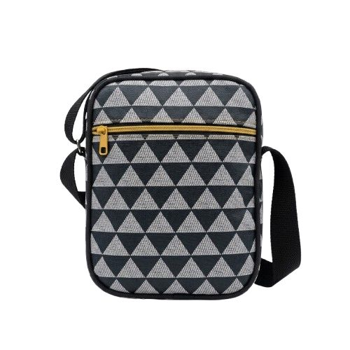 Geometric Pattern Slim Crossbody Bag