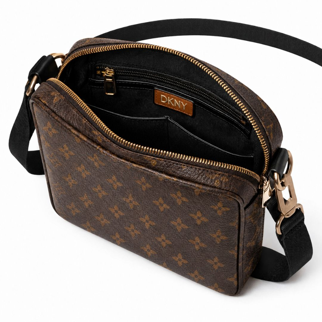 Brown Monogram Mini Crossbody Bag
