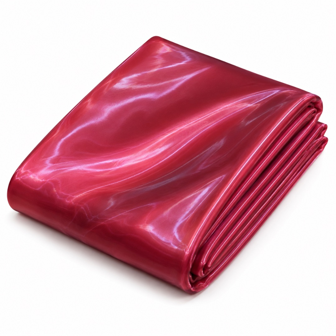 Luxury Coral Pink Liquid Satin Fabric Material