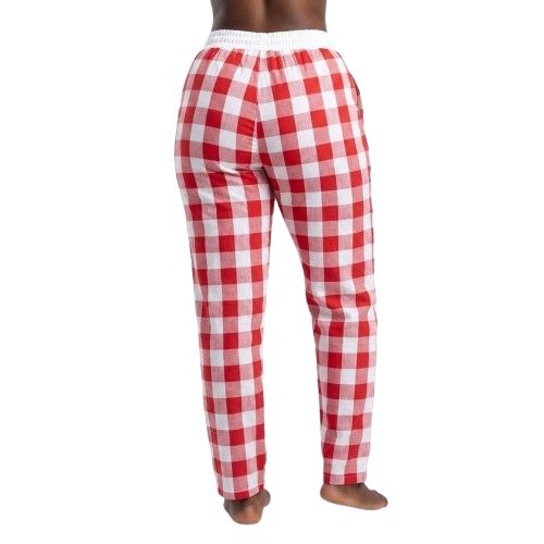 Red and White Checkered Pajama Pants