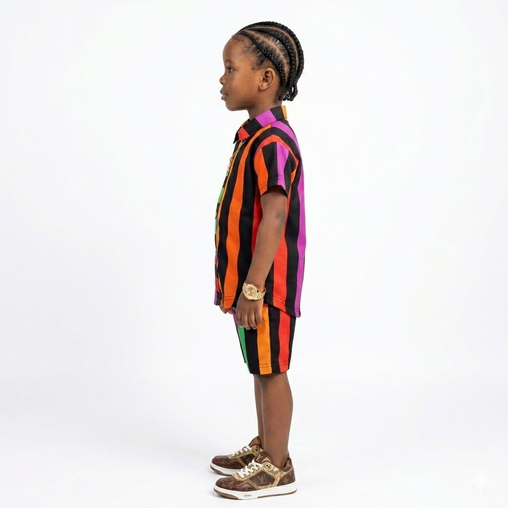 Neon Chroma Stripe Sport Set
